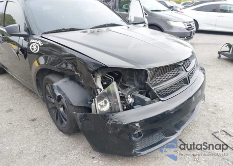 2014 Dodge Avenger Se из США, поврежденный, VIN 1C3CDZAB8EN188187